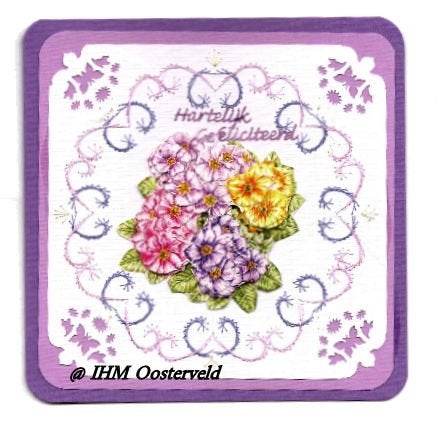 3D Kaart Verjaardag 1  Bloemen, Verzenden, Nieuw, Overige thema's