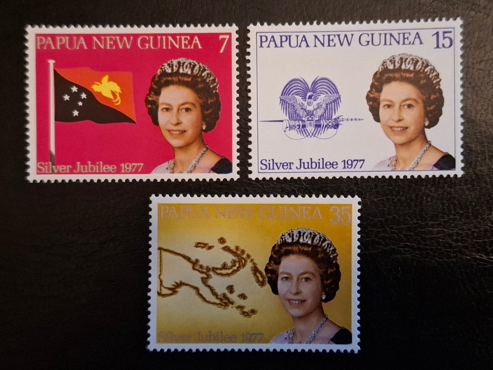Papua Nieuw-Guinea 1977 Anniversary Regency Queen Elizabeth, Postzegels en Munten, Ophalen of Verzenden, Postfris