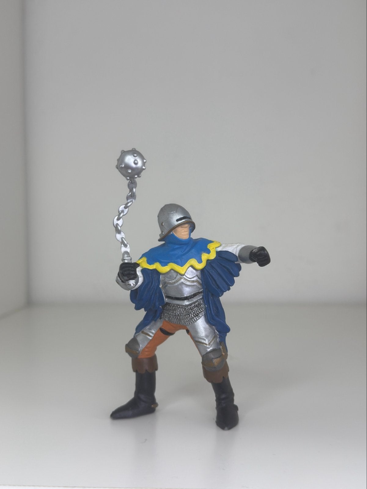 Papo 39255 Blauwe Officier met Strijdvlegel Ridder, Ophalen of Verzenden, Gebruikt