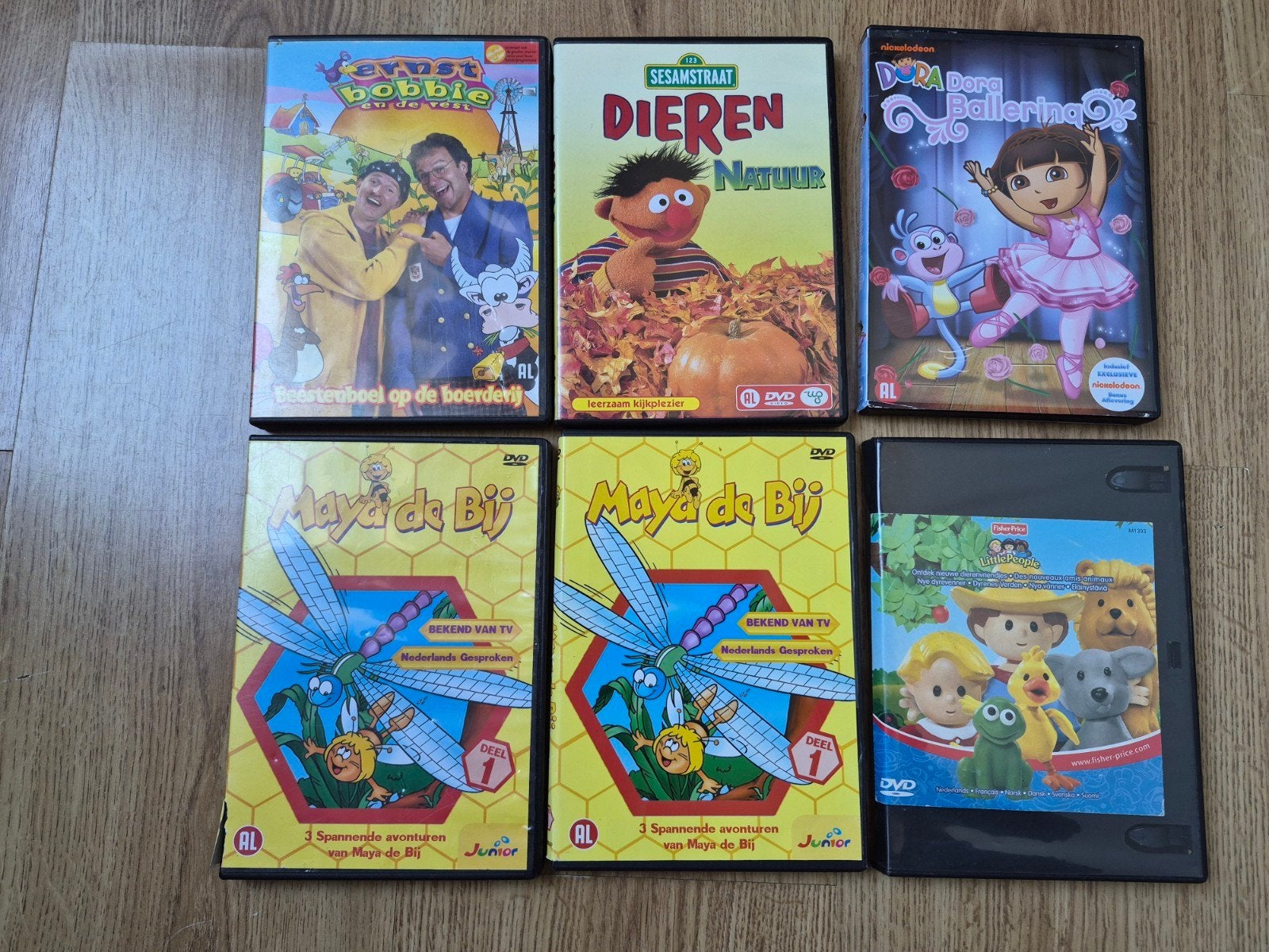6 dvd's kinderen, Ophalen, Gebruikt, Animatie, Alle leeftijden