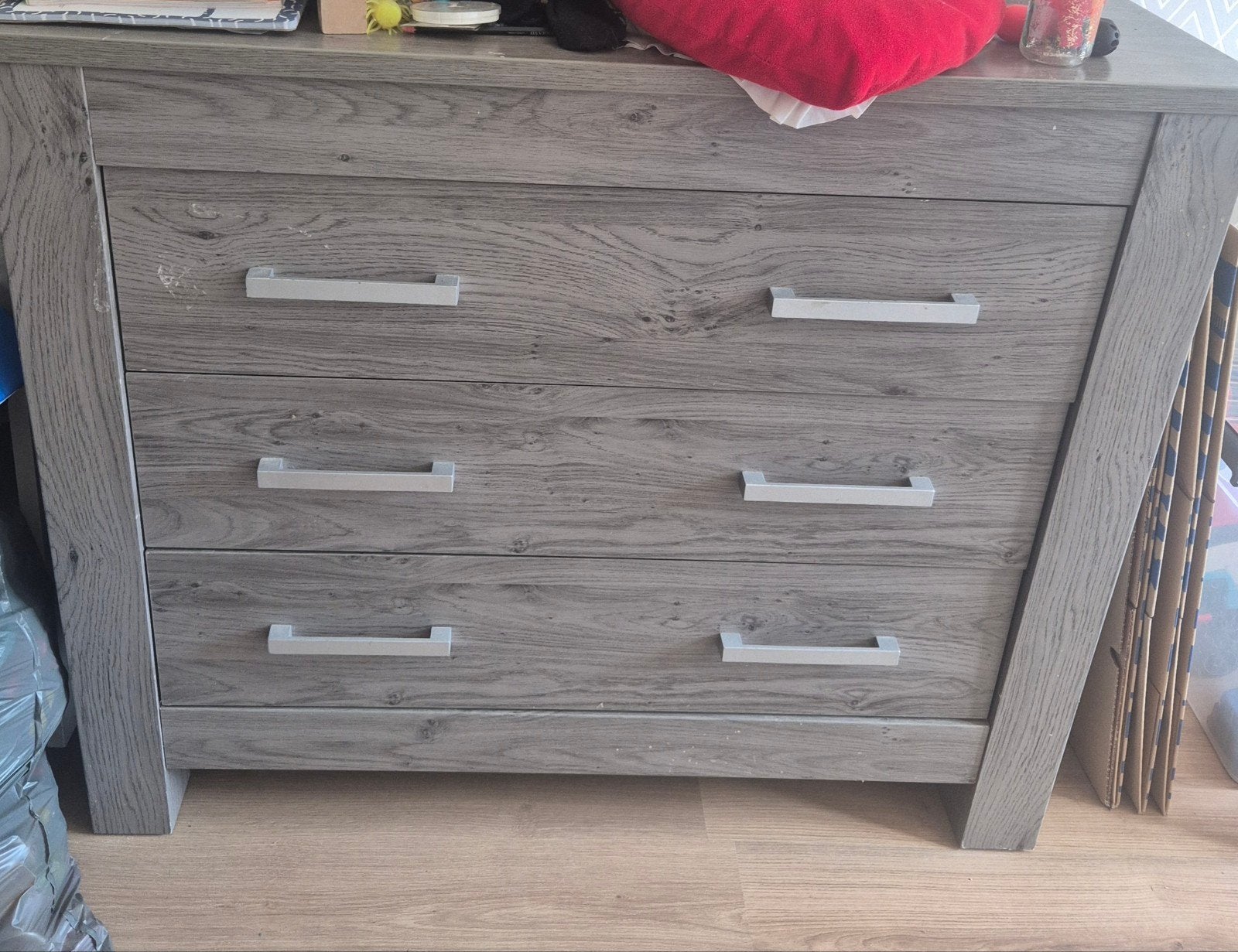 Dresser and shelf used but in good condition, Ophalen, Gebruikt, 50 tot 70 cm, 105 cm of meer