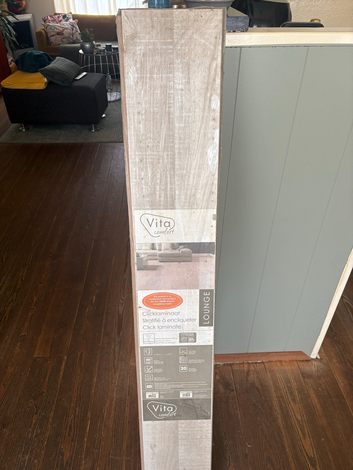 Nieuw laminaat Vita Comfort Lounge - 33m² (14 pakken), Nieuw, Ophalen of Verzenden, 10 m² of meer, 10 tot 30 cm