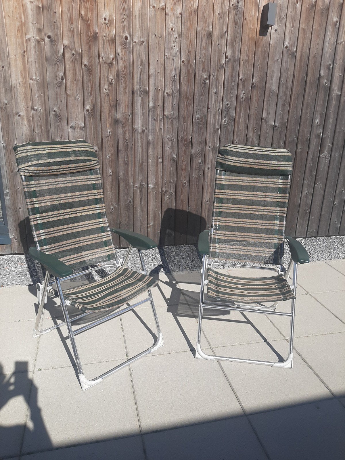 2 campingstoelen, Tuin en Terras, Ophalen, Gebruikt, Kunststof