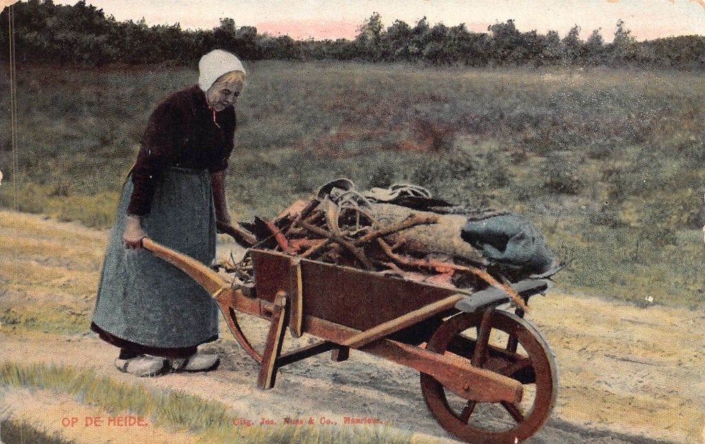 778 Noord-Holland Boerenleven - Op de Heide 1910, Ophalen of Verzenden, Voor 1920, Gelopen, Noord-Holland