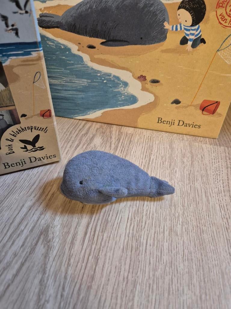 De kleine walvis vingerpopje, puzzel en boek, Ophalen of Verzenden, Prentenboek
