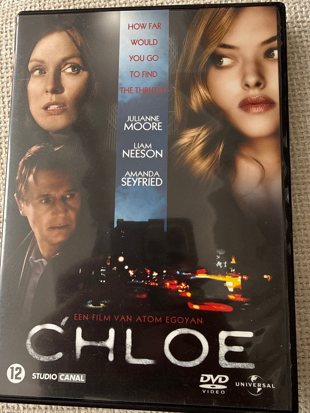 Chloe DVD - Julianne Moore, Liam Neeson, Amanda Seyfried, Overige genres, Ophalen of Verzenden, Zo goed als nieuw, Vanaf 12 jaar