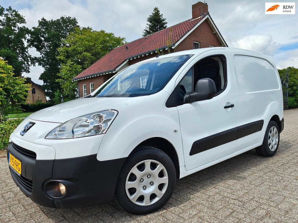 Peugeot Partner 1.6i Benzine 3-Zits met Zijdeur en Opties !, Auto's, Bestelauto's, Voorwielaandrijving, 1345 kg, Stof, Gebruikt