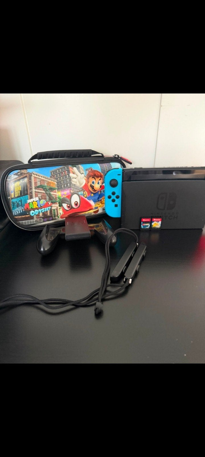 Nintendo Switch met accessoires en games, Met 2 controllers, Ophalen of Verzenden, Switch Original, Gebruikt