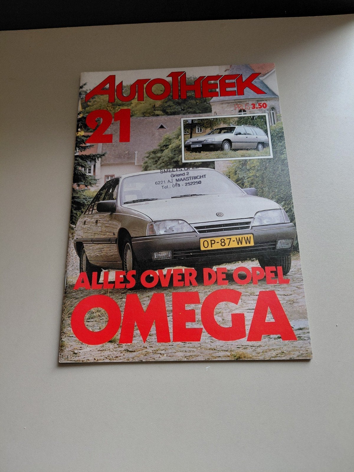 Autotheek 21: Alles over de Opel Omega, Ophalen of Verzenden, Gelezen, Opel, Onbekend