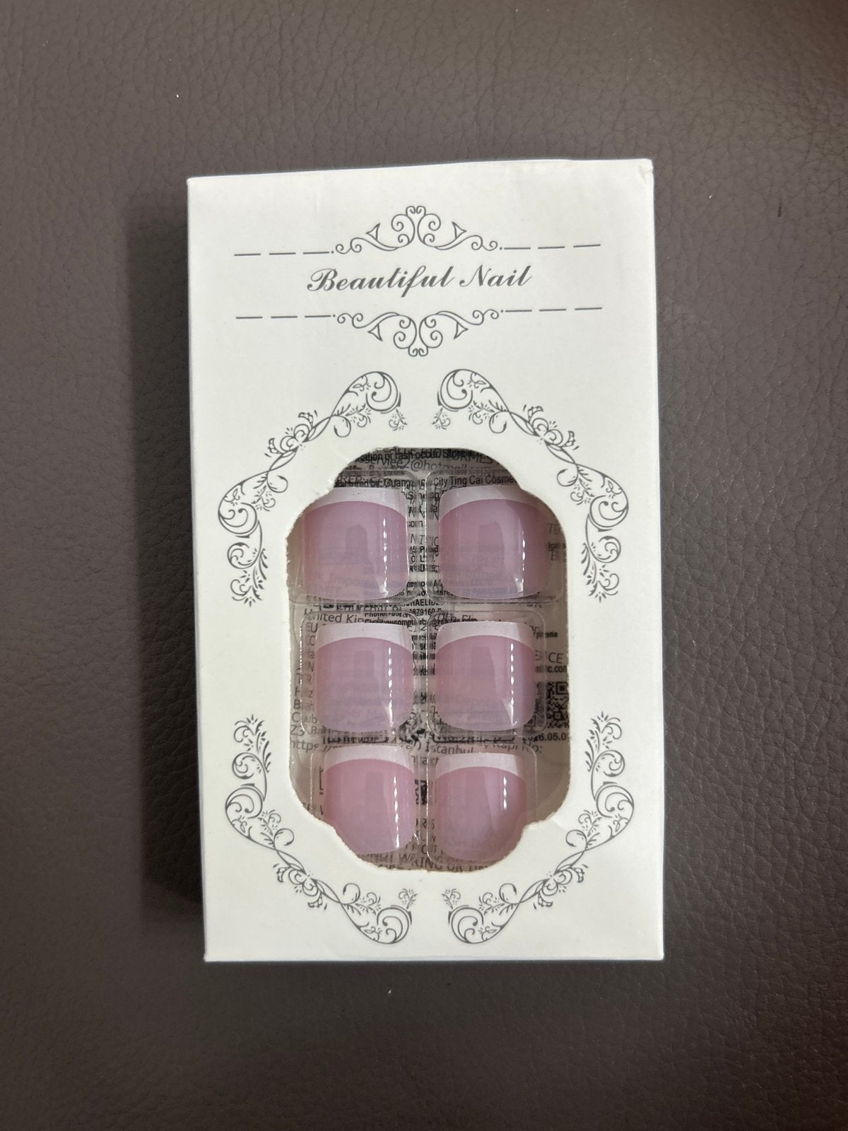 Mooie teen nepnagels - French Manicure stijl, Ophalen of Verzenden, Nieuw, Overige typen