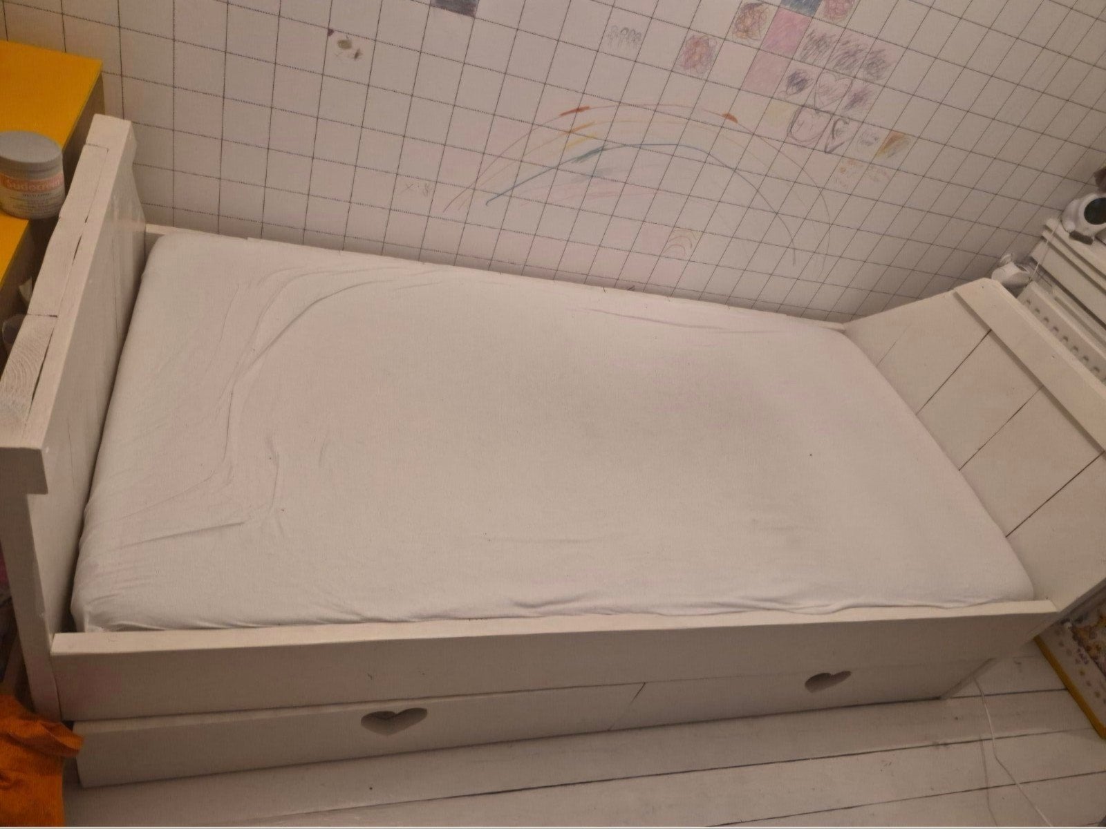 bed 180x90, Ophalen of Verzenden, 180 cm of meer, 85 tot 100 cm