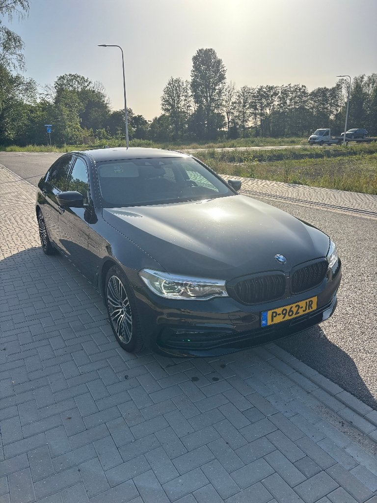 BMW 5-Serie 530e 252pk Aut. 2018 Zwart, Auto's, BMW, Particulier, 5-Serie, ABS, Achteruitrijcamera, Adaptieve lichten, Adaptive Cruise Control
