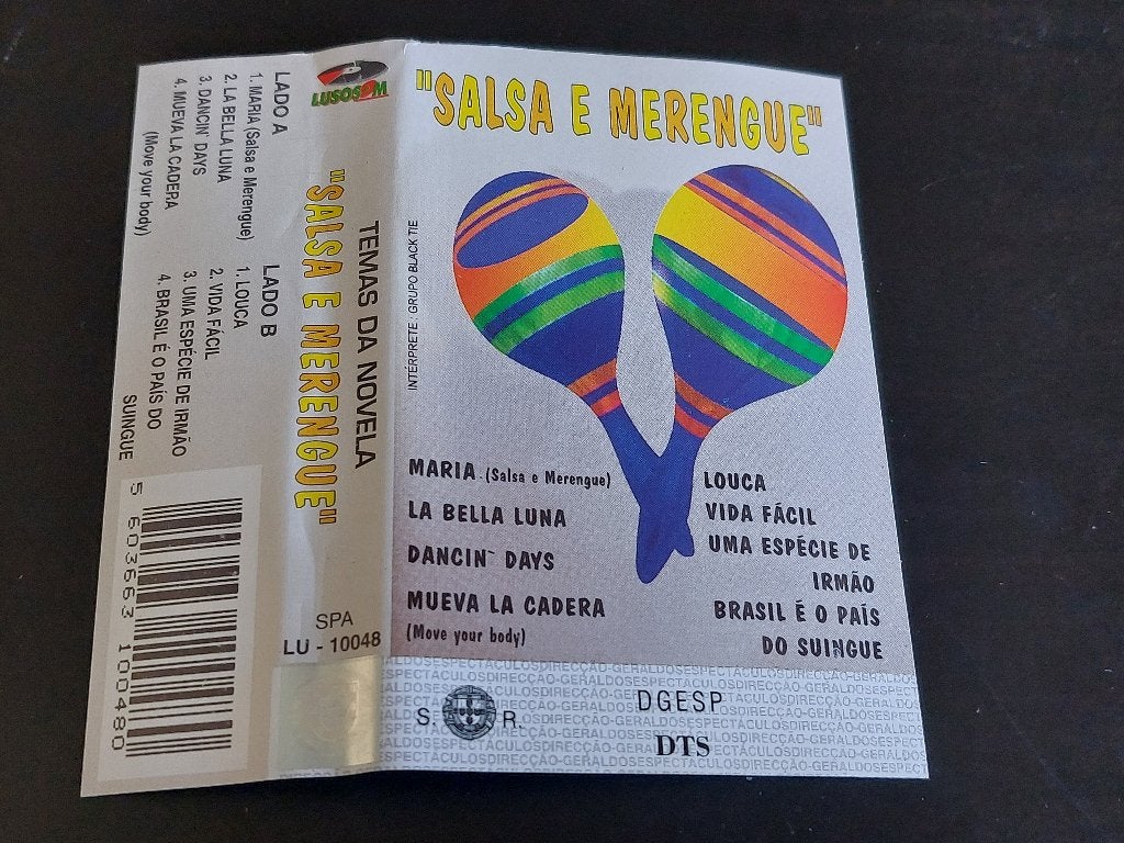 TEMAS DA NOVELA - SALSA E MERENGUE (MC), Cd's en Dvd's, Latin en Salsa, 1 bandje, Ophalen of Verzenden, Zo goed als nieuw