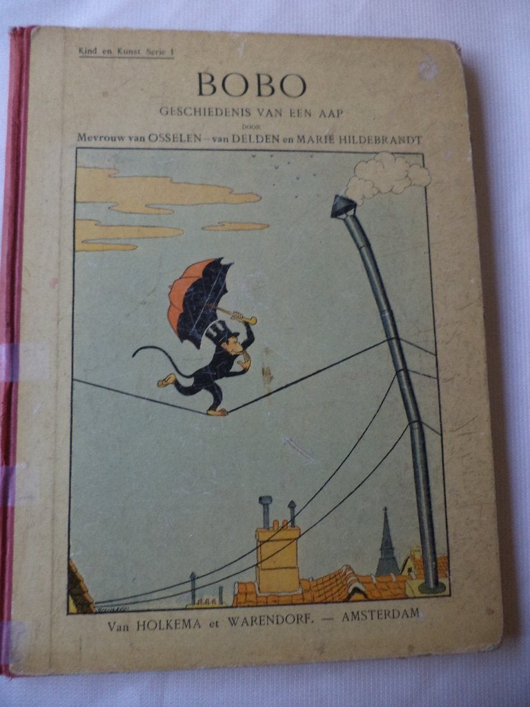 BOBO geschiedenis van een aap, echte oude eerste druk, Ophalen of Verzenden, Gelezen, Fictie algemeen