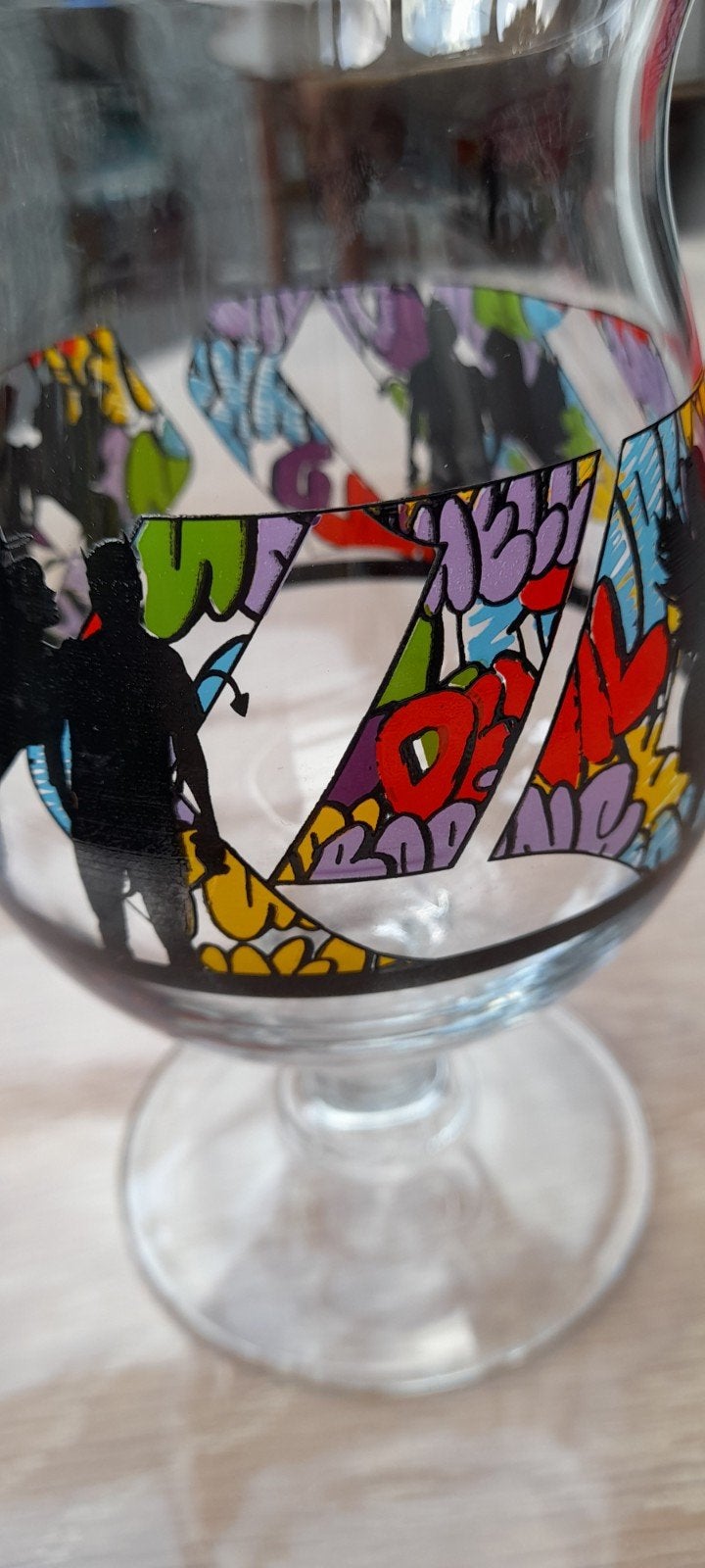 Duvel bierglas Fake, Ophalen of Verzenden, Zo goed als nieuw, Glas of Glazen, Duvel