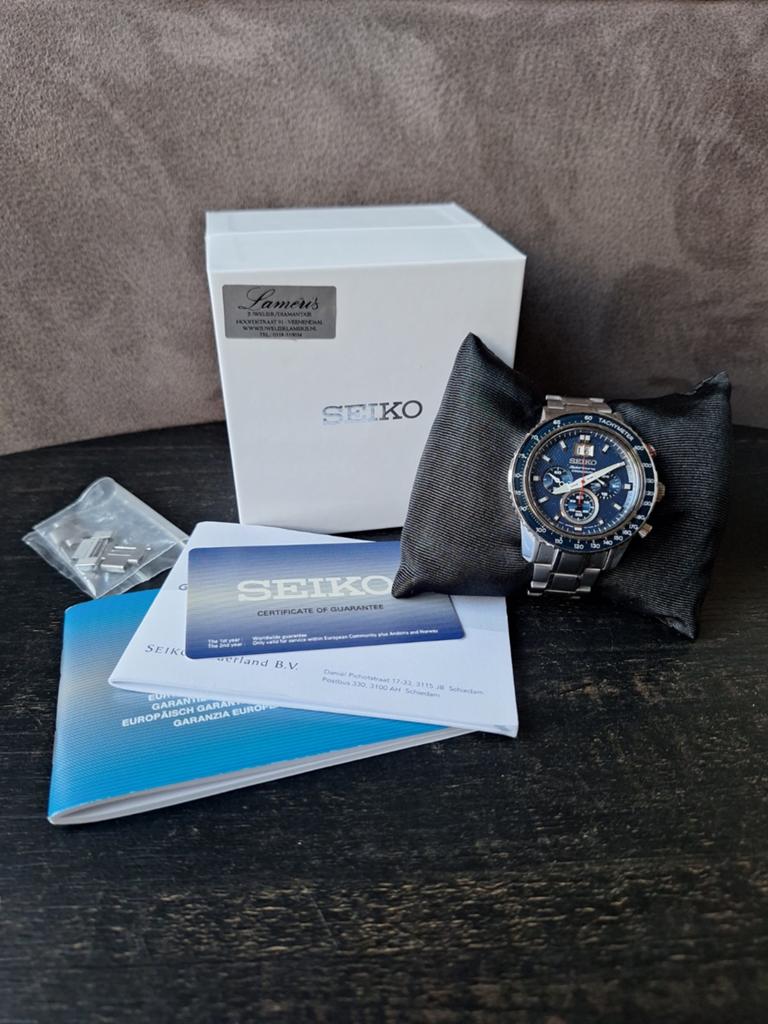 Heren horloge Seiko Sportura, Sieraden, Tassen en Uiterlijk, Horloges | Heren, Gebruikt, Polshorloge, Ophalen of Verzenden, Seiko