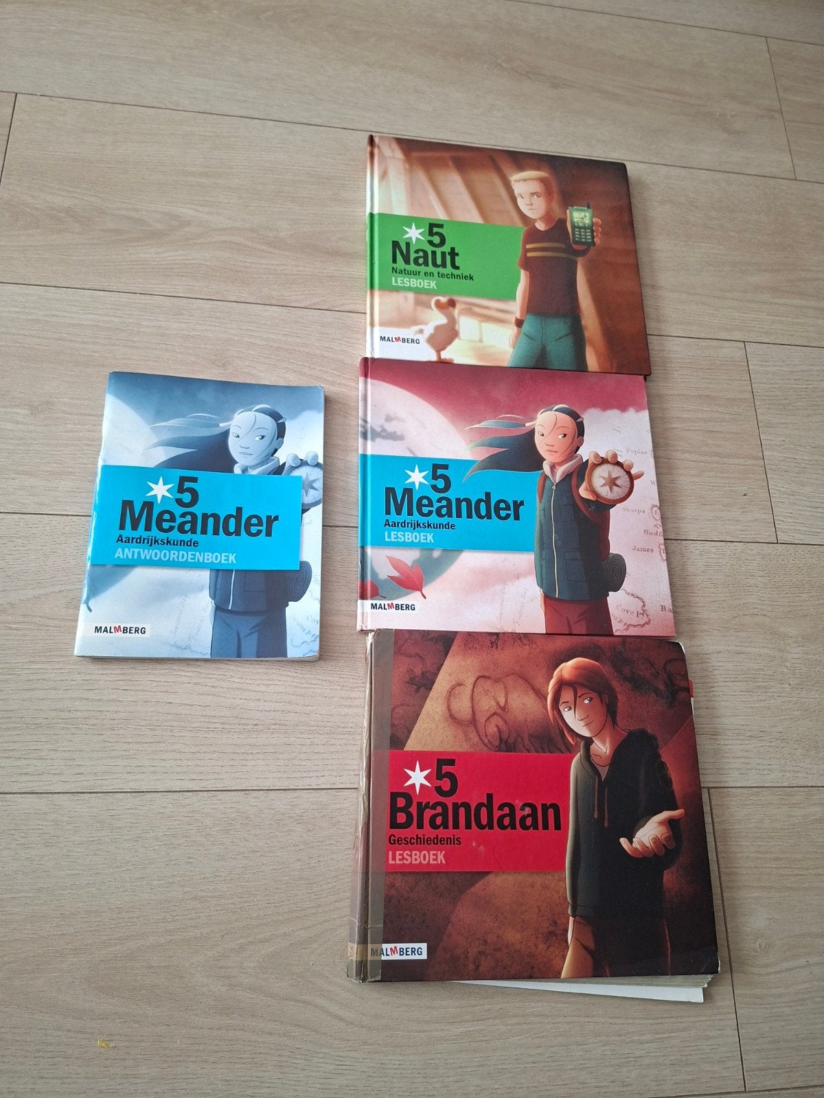 Malmberg schoolboeken: Naut, Meander, Brandaan (VWO), Boeken, Gelezen, Natuurkunde, Malmberg, Ophalen of Verzenden