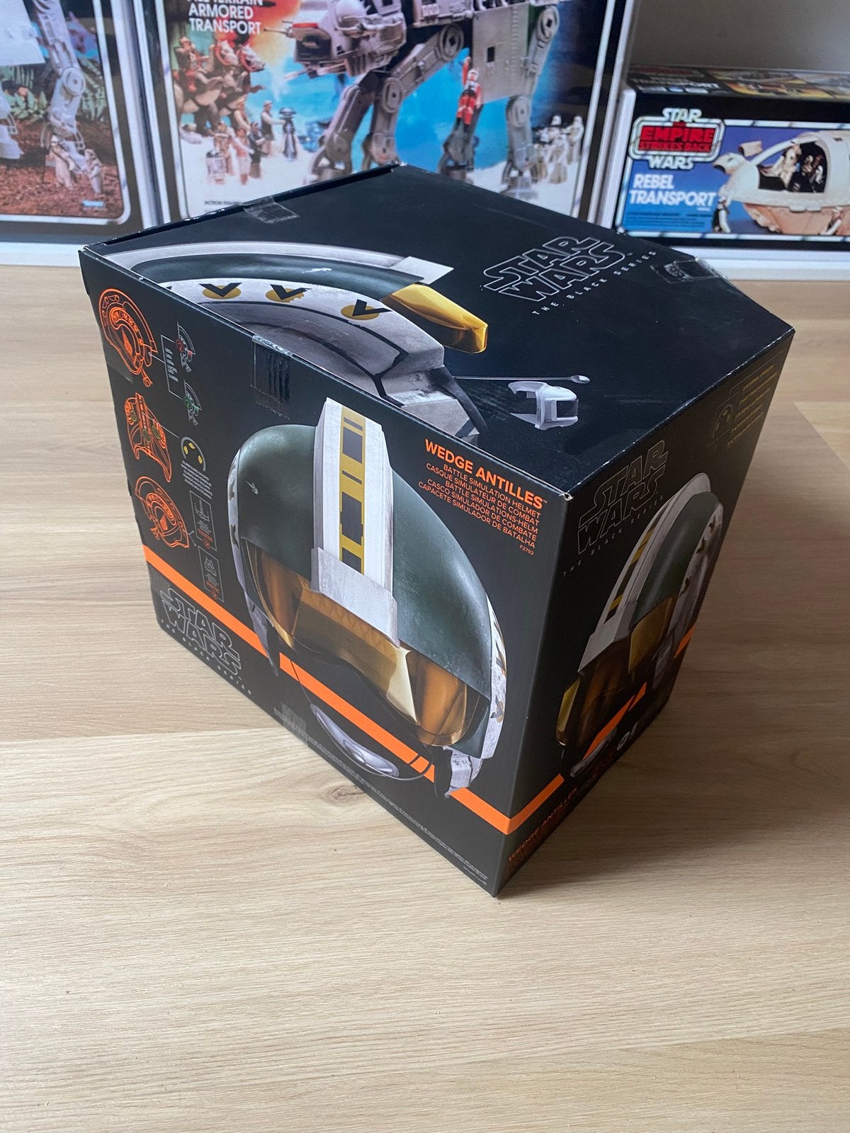 Star wars Black series Wedge Antilles helm, Ophalen of Verzenden, Zo goed als nieuw, Replica