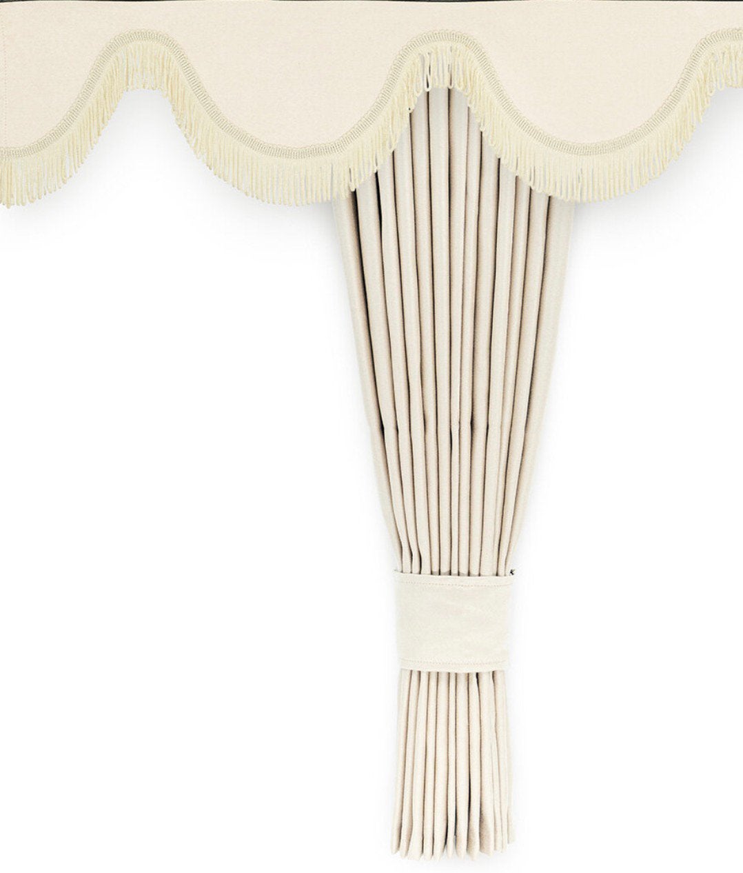 Gordijnset Omnius Crème Beige ( Volvo FH4 FH5 / Scania R/S/, Ophalen of Verzenden, Zo goed als nieuw, Beige
