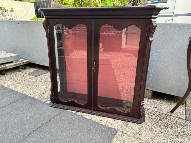 kastje hang antiek vitrine, Ophalen