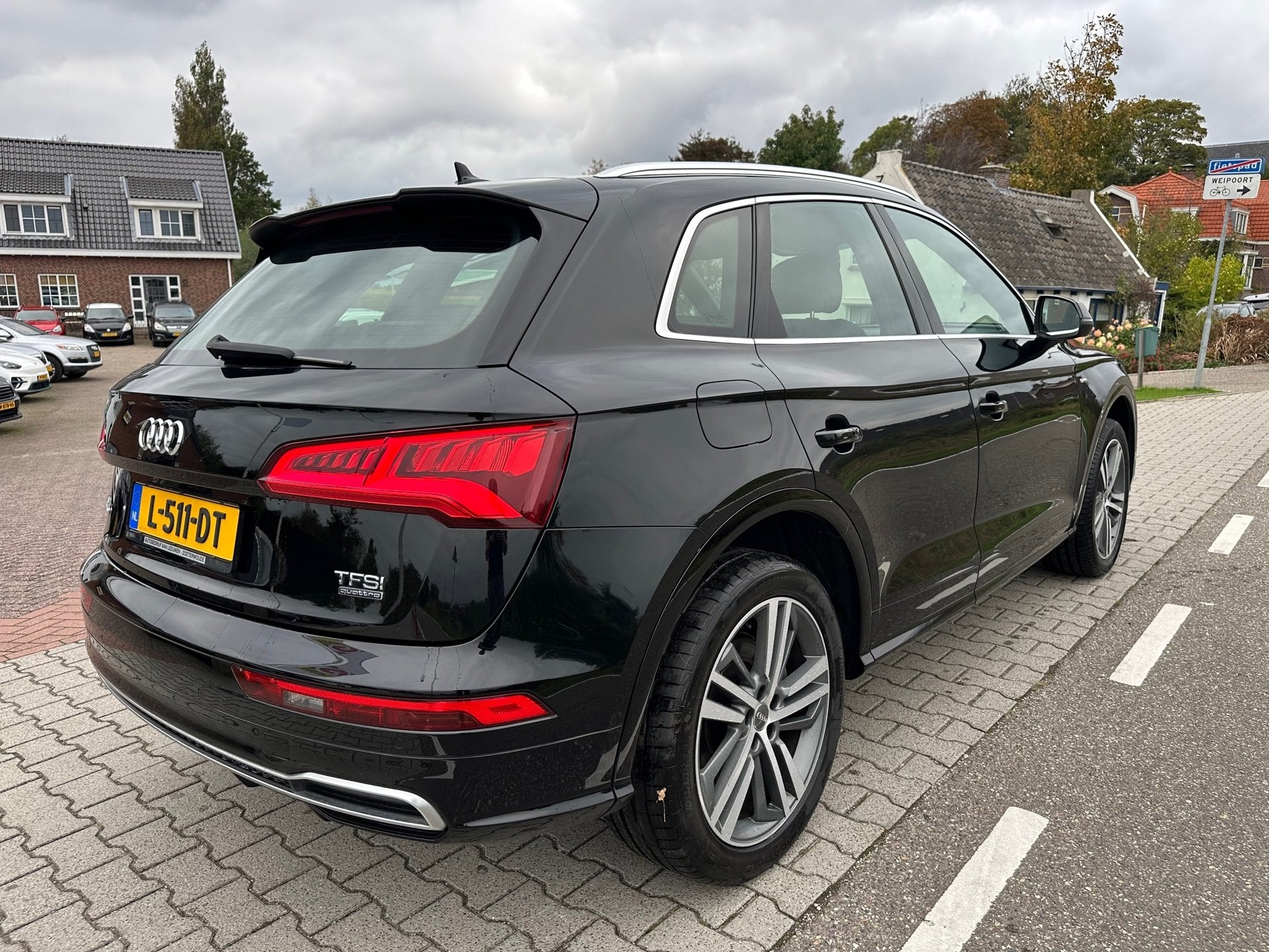 Audi Q5 2.0 TFSI quattro Launch Edition, S-line, Virtual Coc, Auto's, Audi, Automaat, Gebruikt, 4 cilinders, Leder en Stof