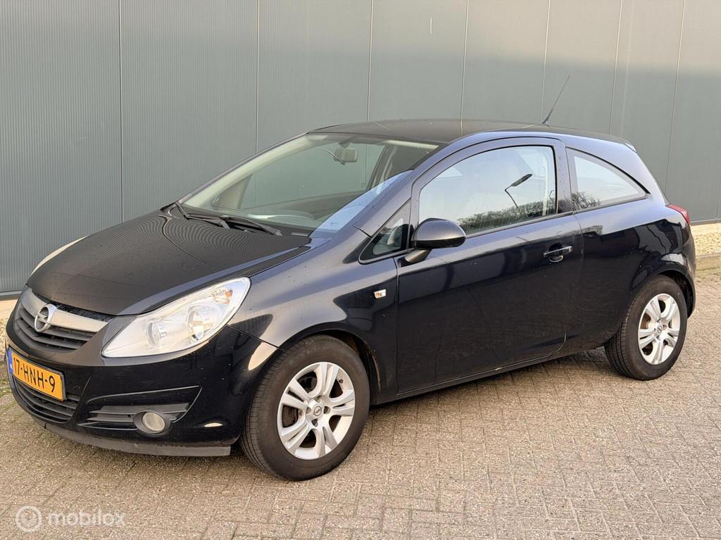 Opel Corsa 1.4-16V Sport NAP/APK/AIRCO, Voorwielaandrijving, Gebruikt, 4 cilinders, Zwart