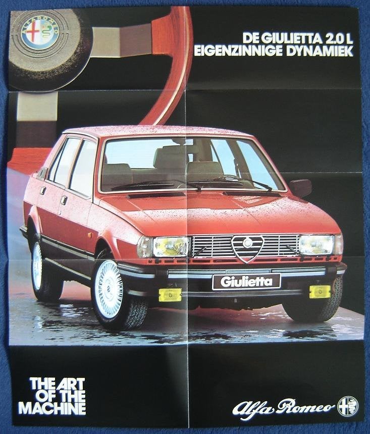 Alfa Romeo posterfolder uit 1983, Boeken, Alfa Romeo, Nieuw, Ophalen of Verzenden, Alfa Romeo