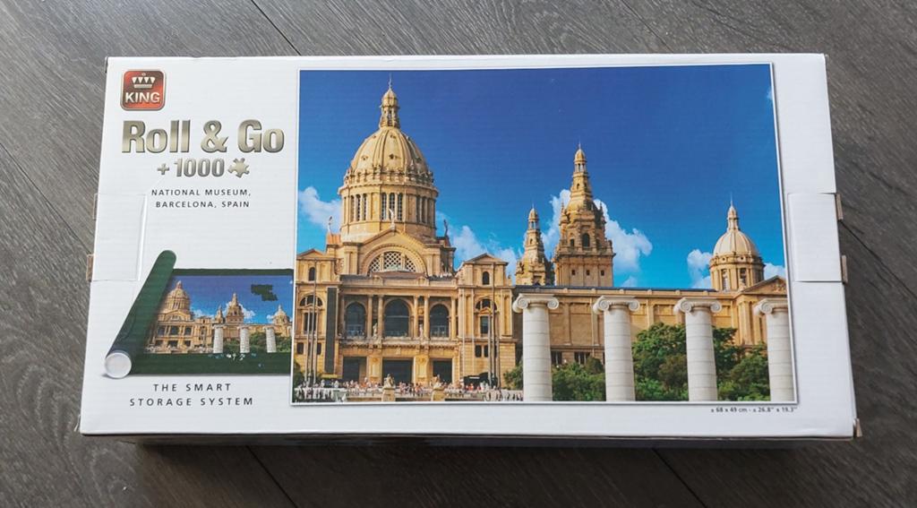 Barcelona puzzel 1000 stukjes inclusief handige puzzelmat, Hobby en Vrije tijd, Ophalen of Verzenden, 500 t/m 1500 stukjes, Zo goed als nieuw