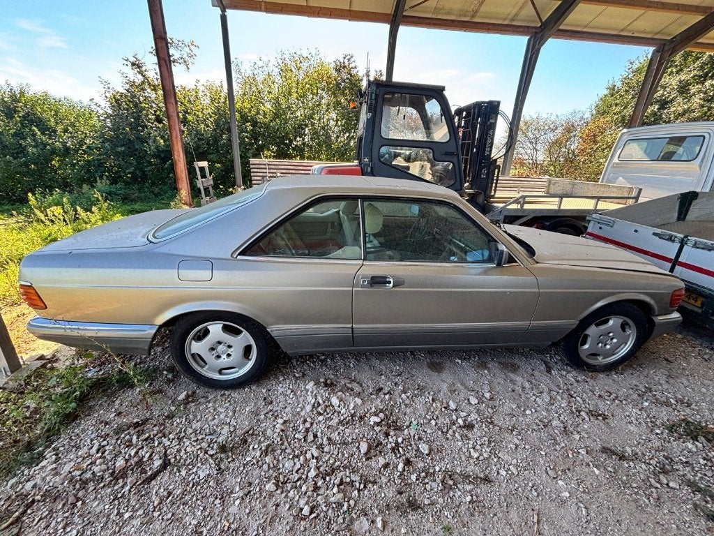Mercedes-Benz SEC420 1986 Grijs, Auto's, 4 stoelen, 1500 kg, 750 kg, Coupé