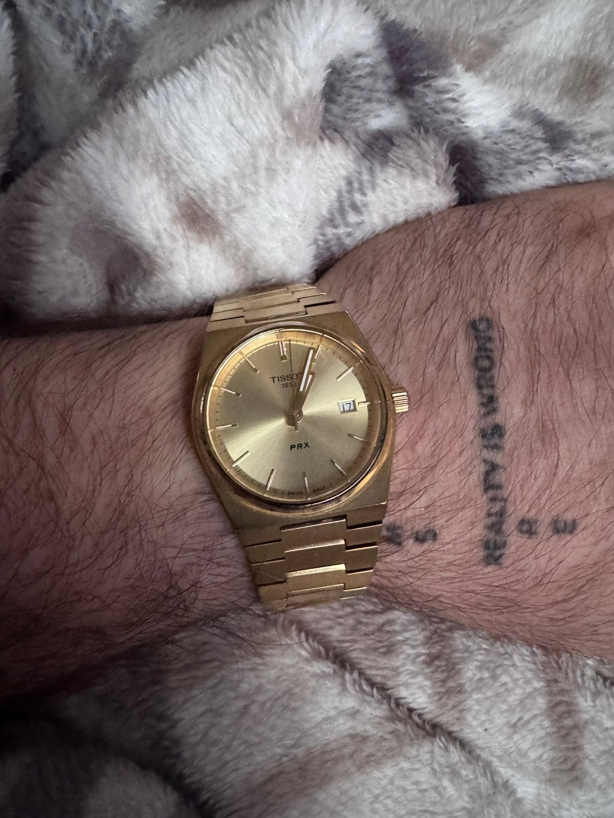 Tissot PRX 35mm Quartz te ruil, Sieraden, Tassen en Uiterlijk, Staal, Met bandje, Tissot, Polshorloge