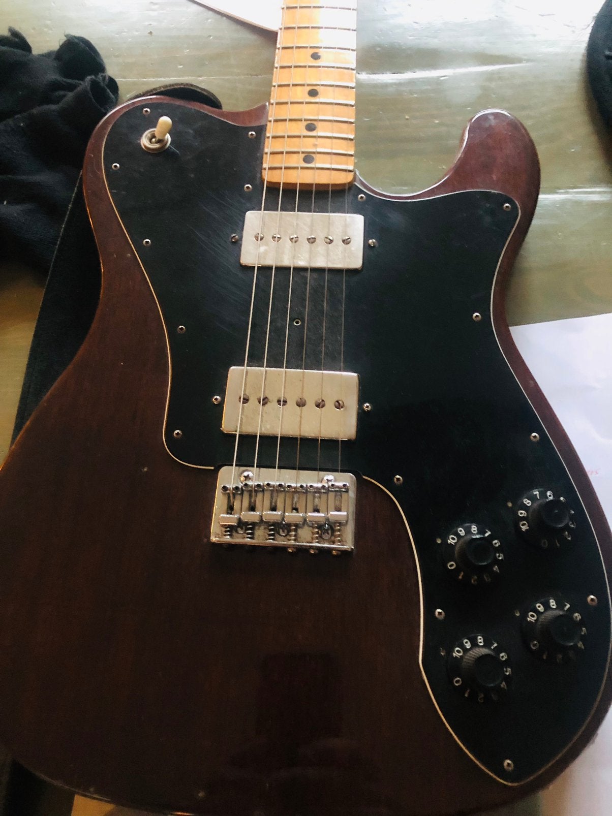 Squier Tele de Luxe, Ophalen, Gebruikt, Solid body, Overige merken