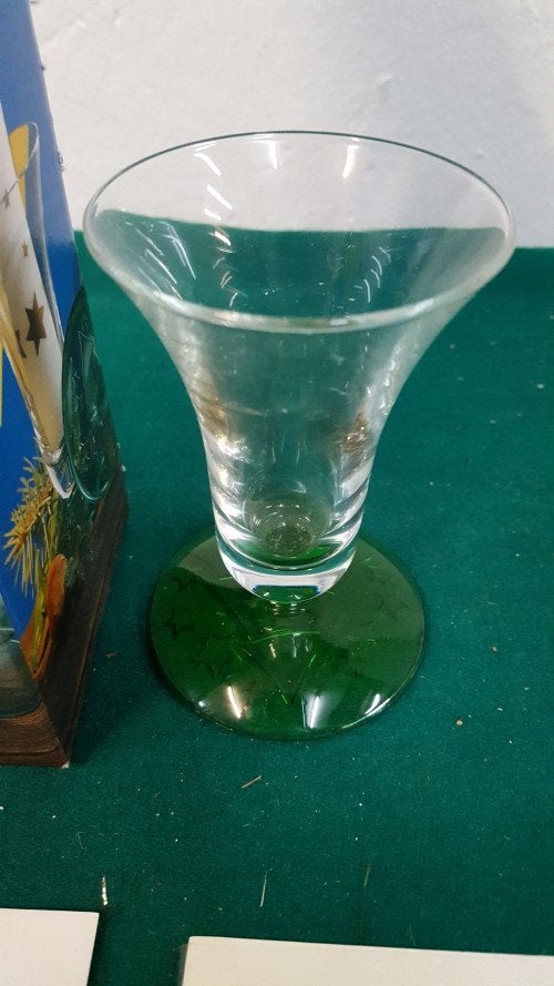 25 a ]kandelaar retro glas, Diversen, Ophalen of Verzenden, 'T Olde Gre-j, Info@toldegrej.nl, Endepoelstraat 20f Didam