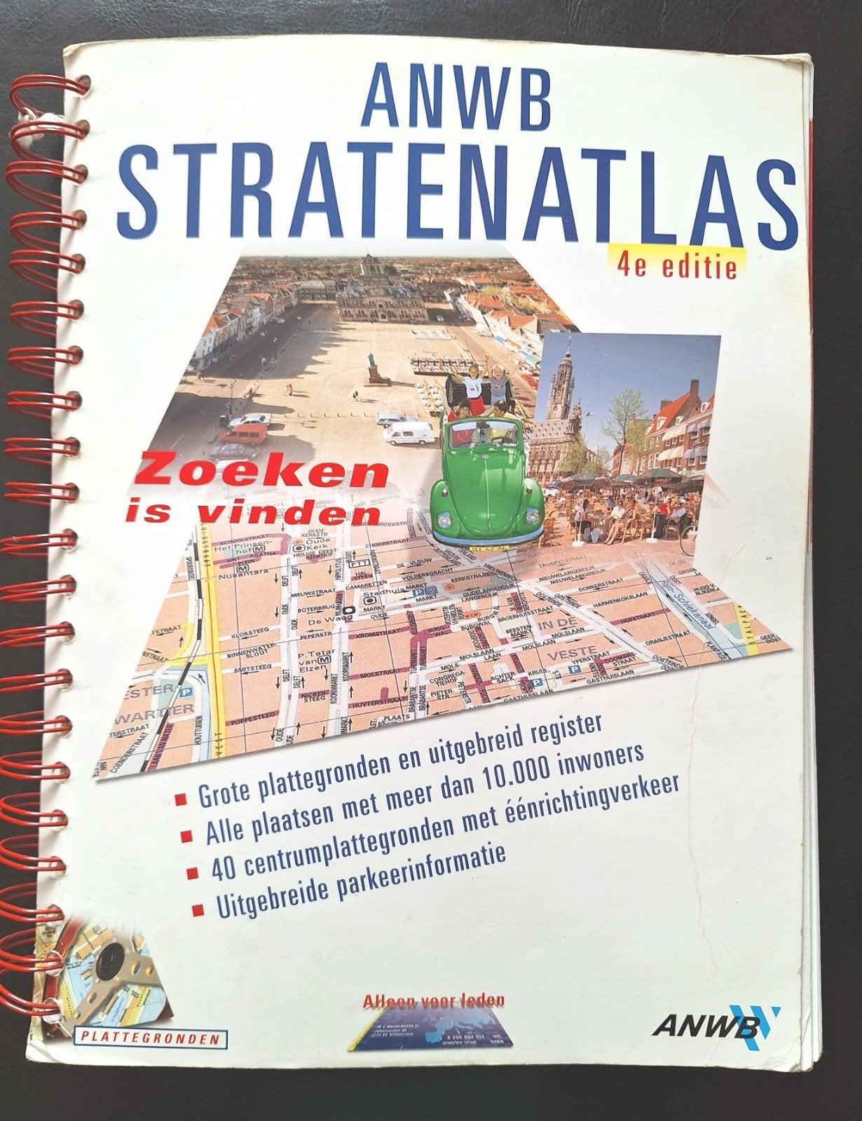 Anwb stratenatlas met afstandentabel, Ophalen of Verzenden, Gelezen, Overige onderwerpen