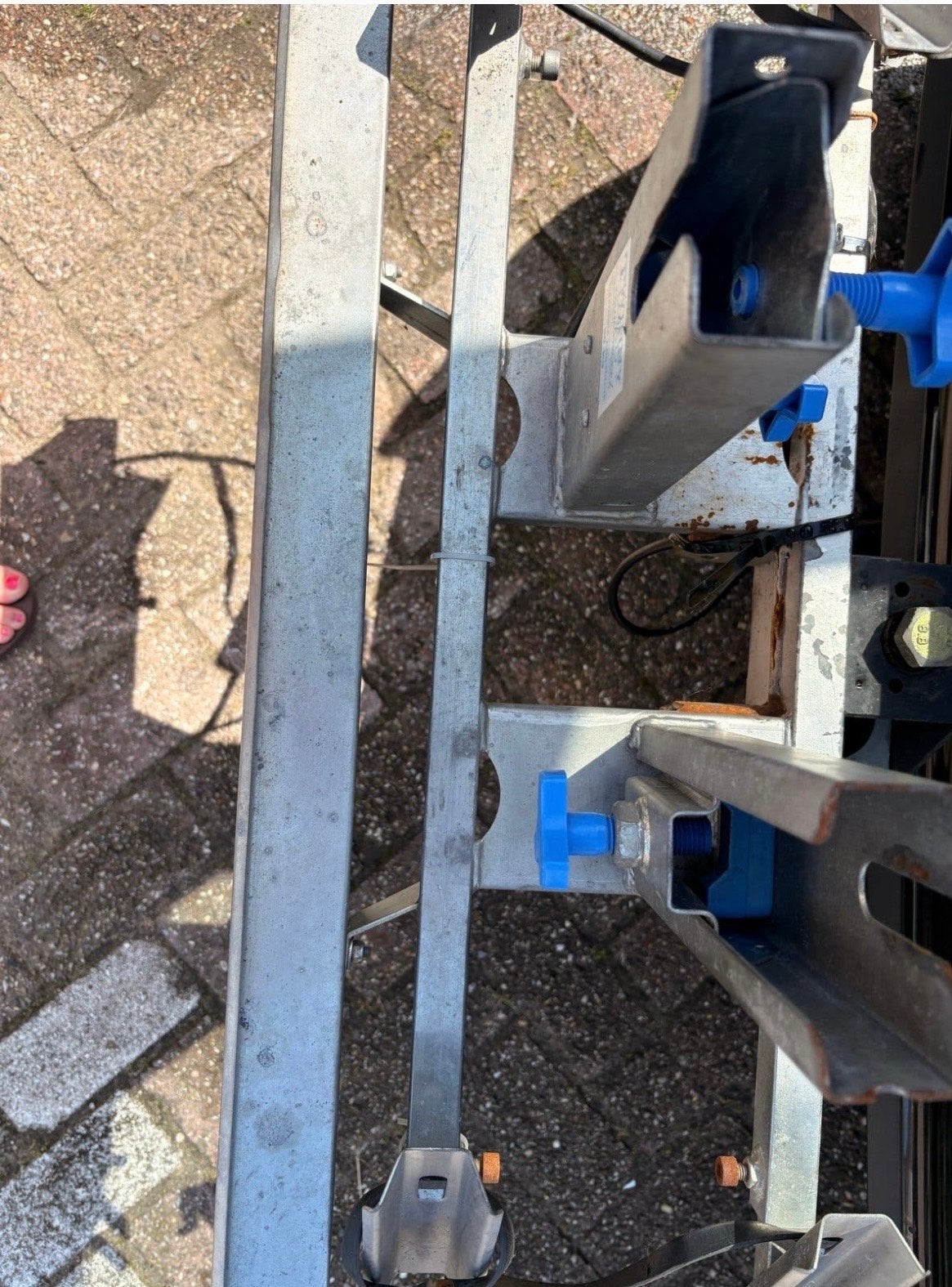 Stevige Twinny Load fietsendrager voor trekhaak, Auto diversen, Fietsendragers, Gebruikt, Trekhaakdrager, 2 fietsen, Ophalen