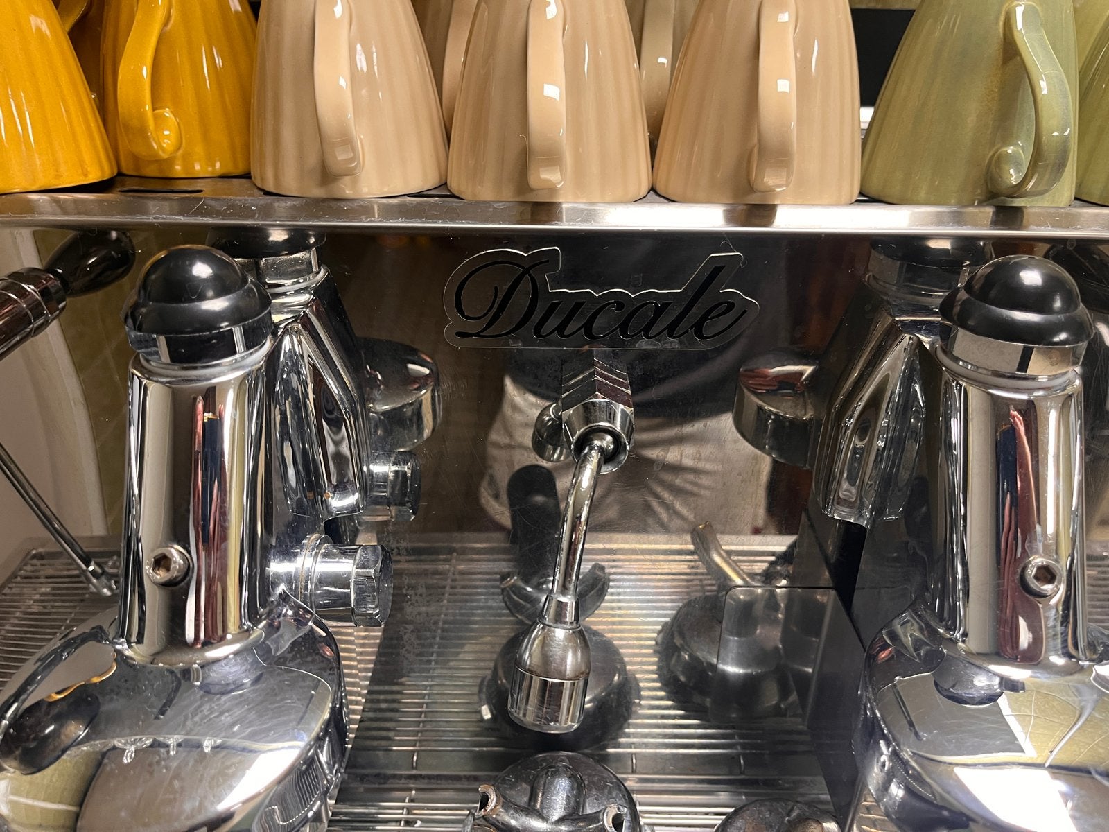 Fiorenzato Ducale professionele espressomachine, Witgoed en Apparatuur, Koffiezetapparaten, Stoompijpje, Gebruikt, Espresso apparaat