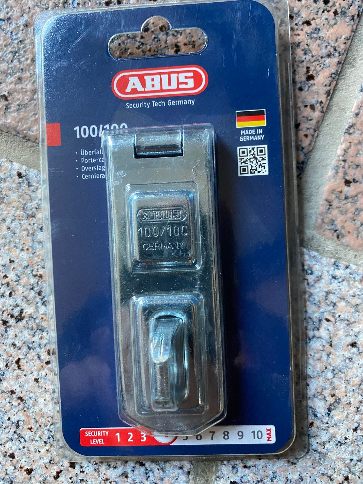 ABUS Overvalschijf 100/100 - Nieuw in verpakking, Ophalen of Verzenden, Nieuw, IJzer, Schuif of Grendel