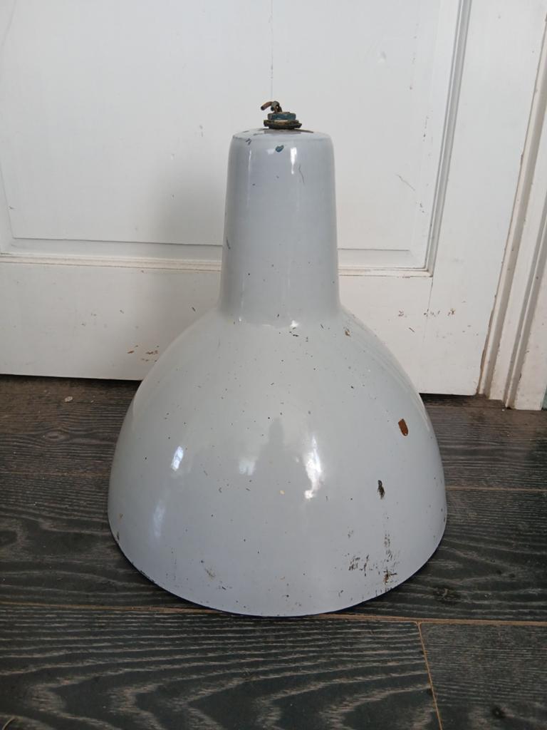 Emaille Lamp Industrieel Industrie Antiek Phillips, Ophalen of Verzenden, Minder dan 50 cm