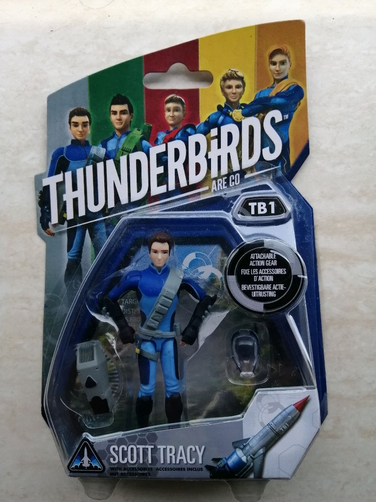Actiefiguur Thunderbirds are go Scott Tracy, Verzamelen, Ophalen of Verzenden, Nieuw