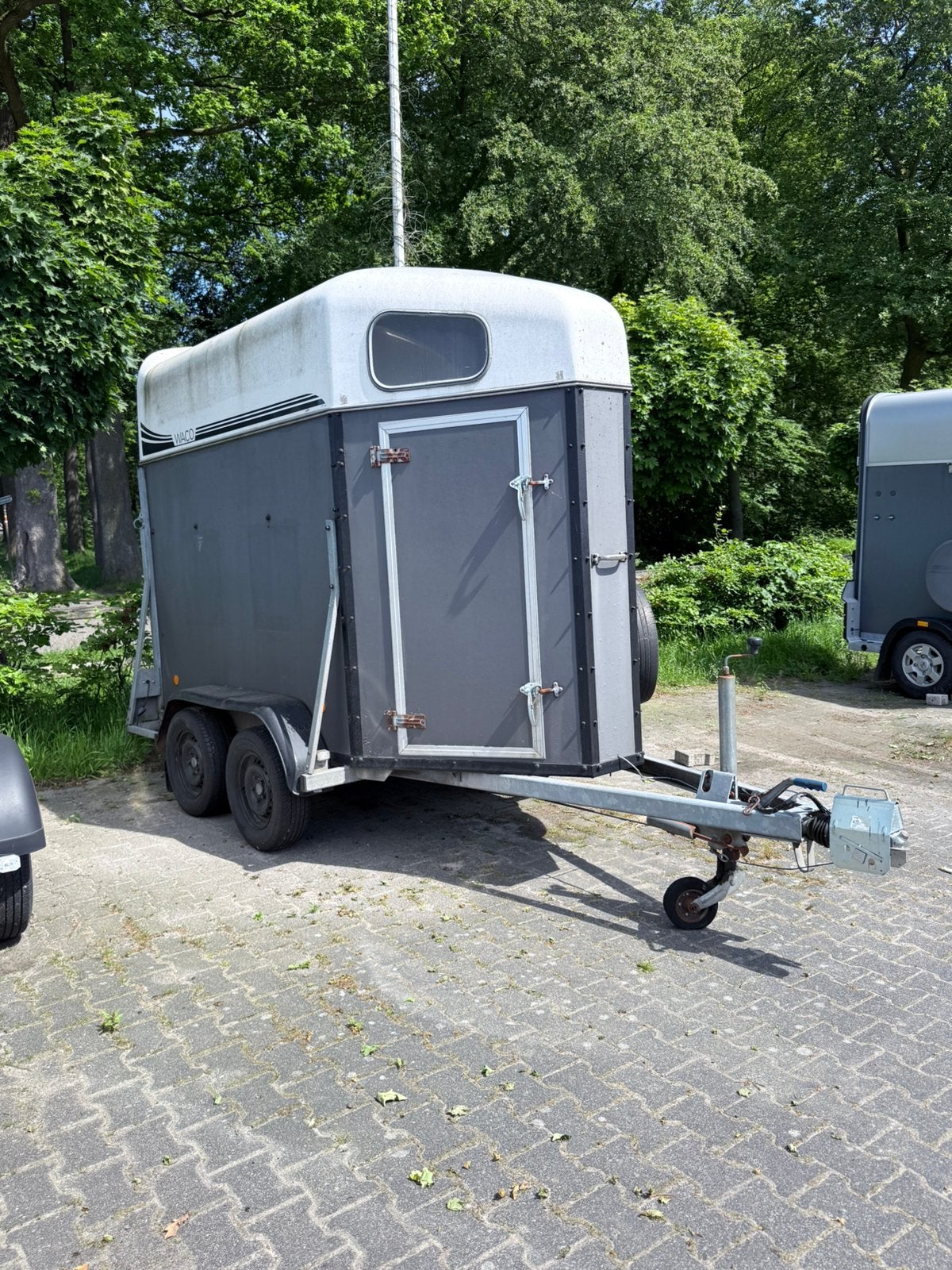 1,5 paards trailer, Ophalen, Gebruikt