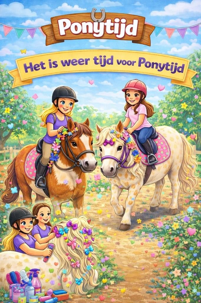 Ponytijd !, Dieren en Toebehoren, Paarden en Pony's | Overige Paardenspullen, Ophalen of Verzenden, Nieuw, Dressuur