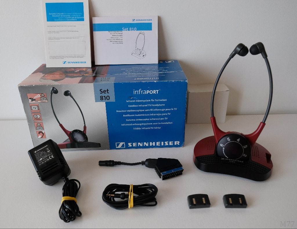 Sennheiser Set 810 Infraport Kinbeugel / Gehoorversterker, Ophalen of Verzenden, Gebruikt