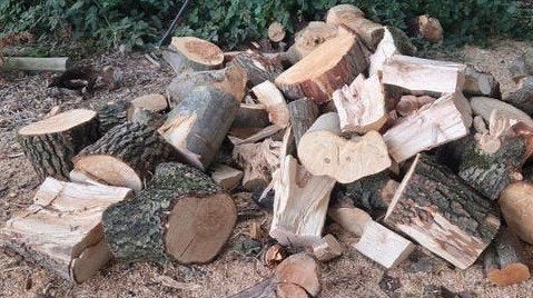 Restpartij zaagwerk brandhout 2/2, Minder dan 3 m³, Ophalen, Overige houtsoorten, Blokken