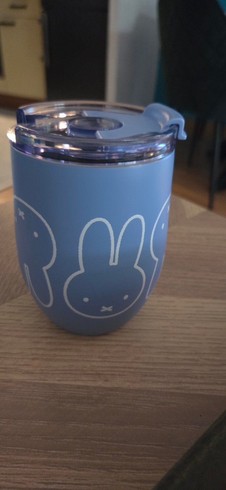 Miffy Thermosbeker - Blauw met Nijntje opdruk, Ophalen, Zo goed als nieuw, Metaal, Overige merken
