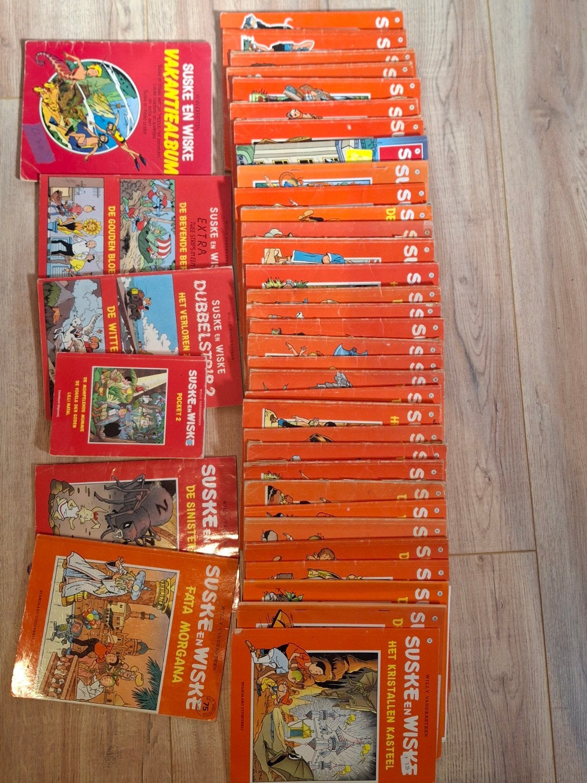 40 Suske en wiske boeken, Meerdere stripboeken, Ophalen of Verzenden, Gelezen, Willy Vandersteen