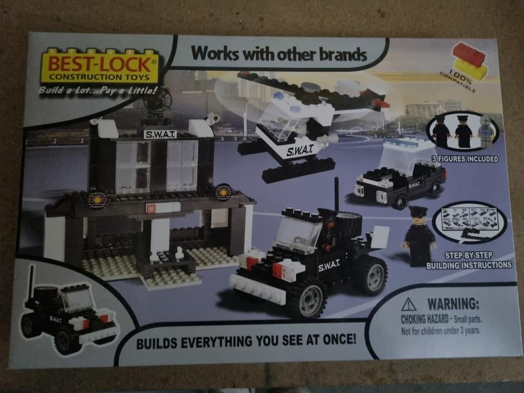 Best-Lock S.W.A.T. Bouwspeelgoed Set - Compatibel met LEGO, Kinderen en Baby's, Speelgoed | Bouwstenen, Ophalen of Verzenden