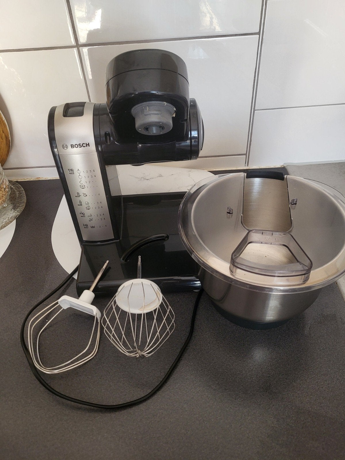 Bosch keukenmachine, Witgoed en Apparatuur, Ophalen, Zo goed als nieuw, 3 snelheden of meer