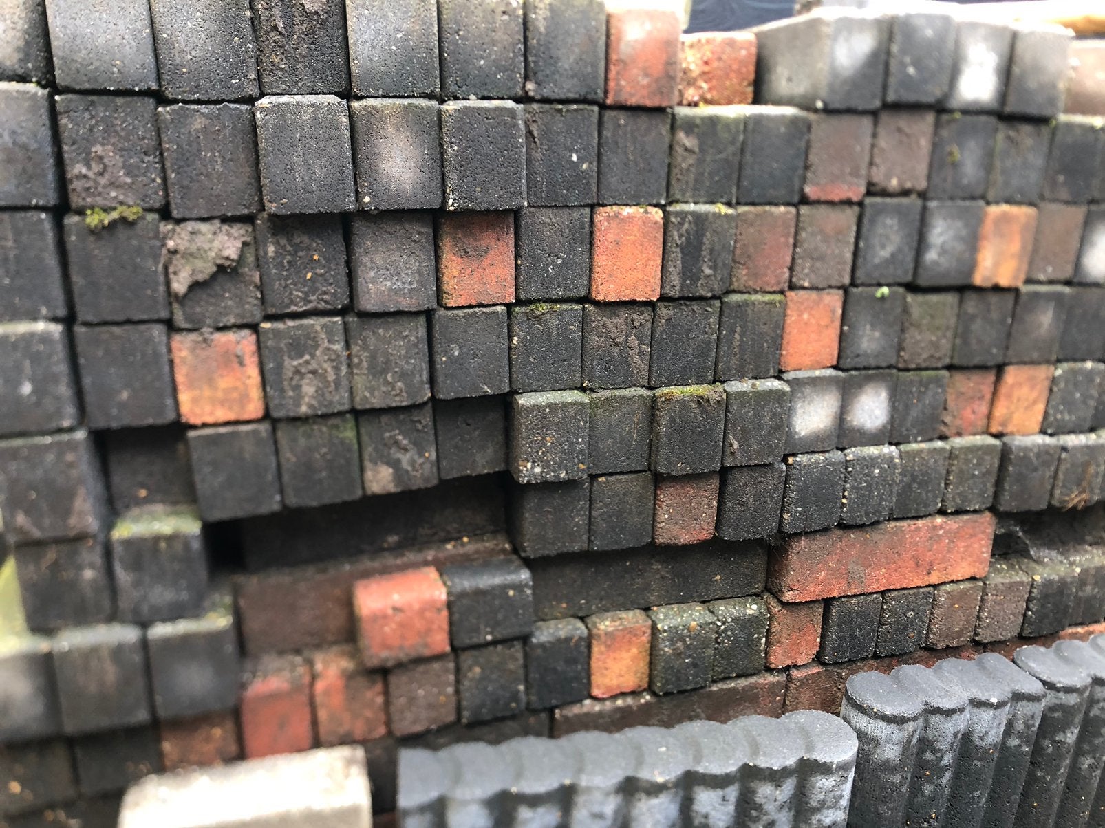 Gebruikte klinkers voor tuin, Tuin en Terras, Ophalen, Gebruikt, Beton, Klinkers