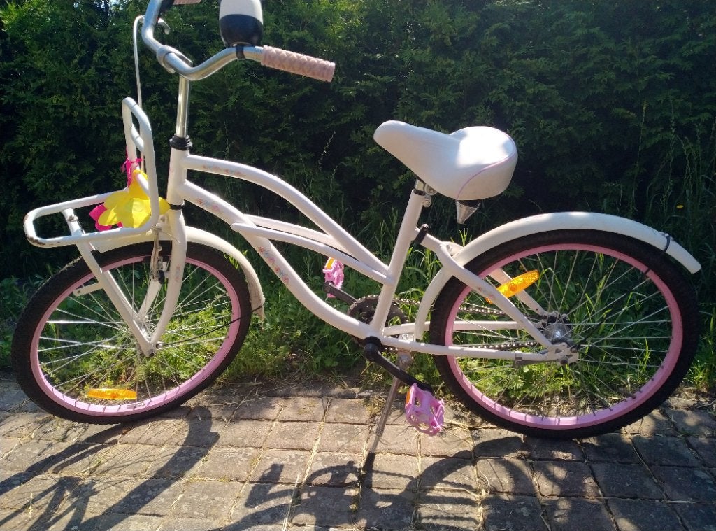 Meisjesfiets, Fietsen en Brommers, Fietsen | Kinderfietsjes, Ophalen, Gebruikt, Onbekend, Terugtraprem