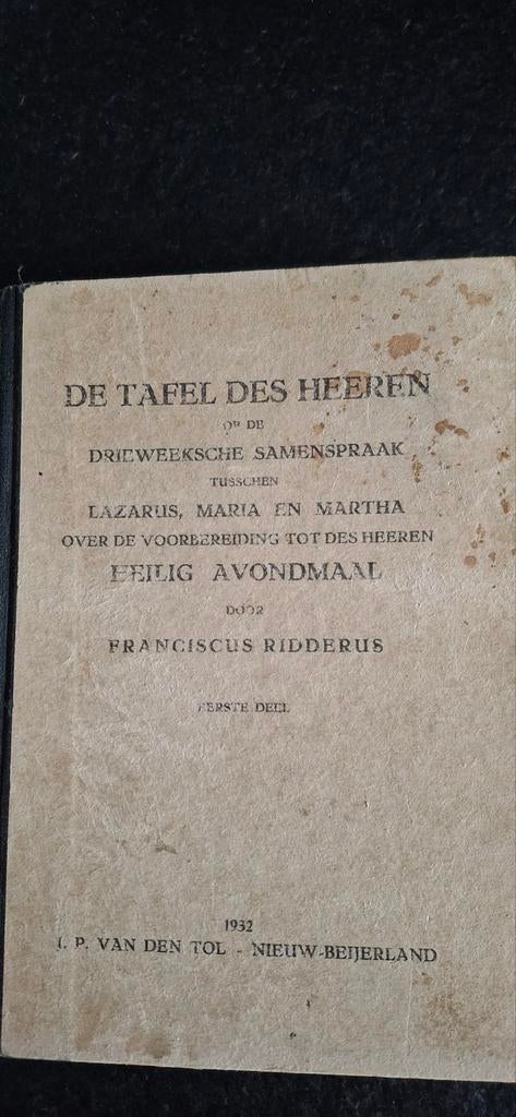 De Tafel des Heeren - Franciscus Ridderus (1932), Boeken, Ophalen of Verzenden, Gelezen, Franciscus Ridderus, Christendom | Protestants