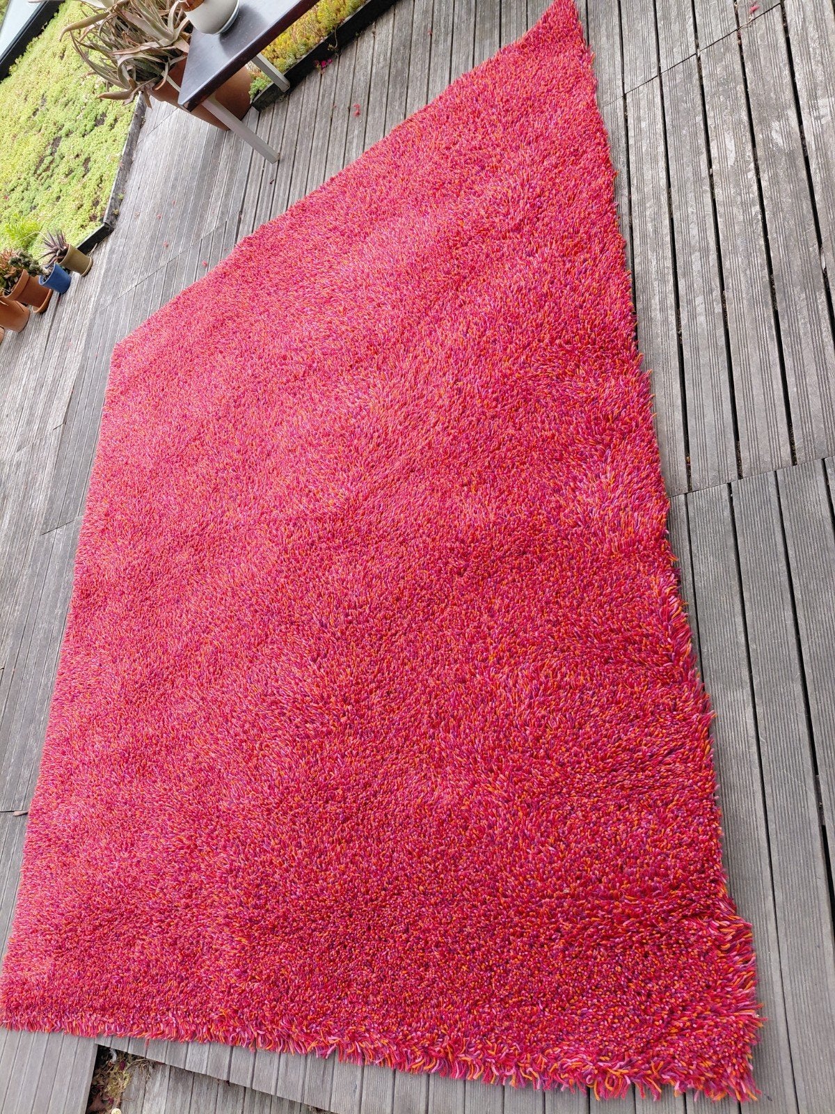 Prachtig wollen vloerkleed 200 x 225, Ophalen, 200 cm of meer, Zo goed als nieuw, 200 cm of meer